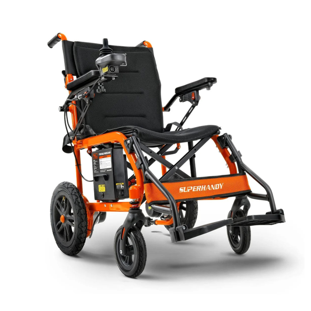 SuperHandy GoRide Ultralite Electric Wheelchair - Only 39 lbs